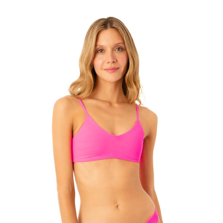 MAAJI RADIANT PINK PRAIA SPORTY BRALETTE TOP