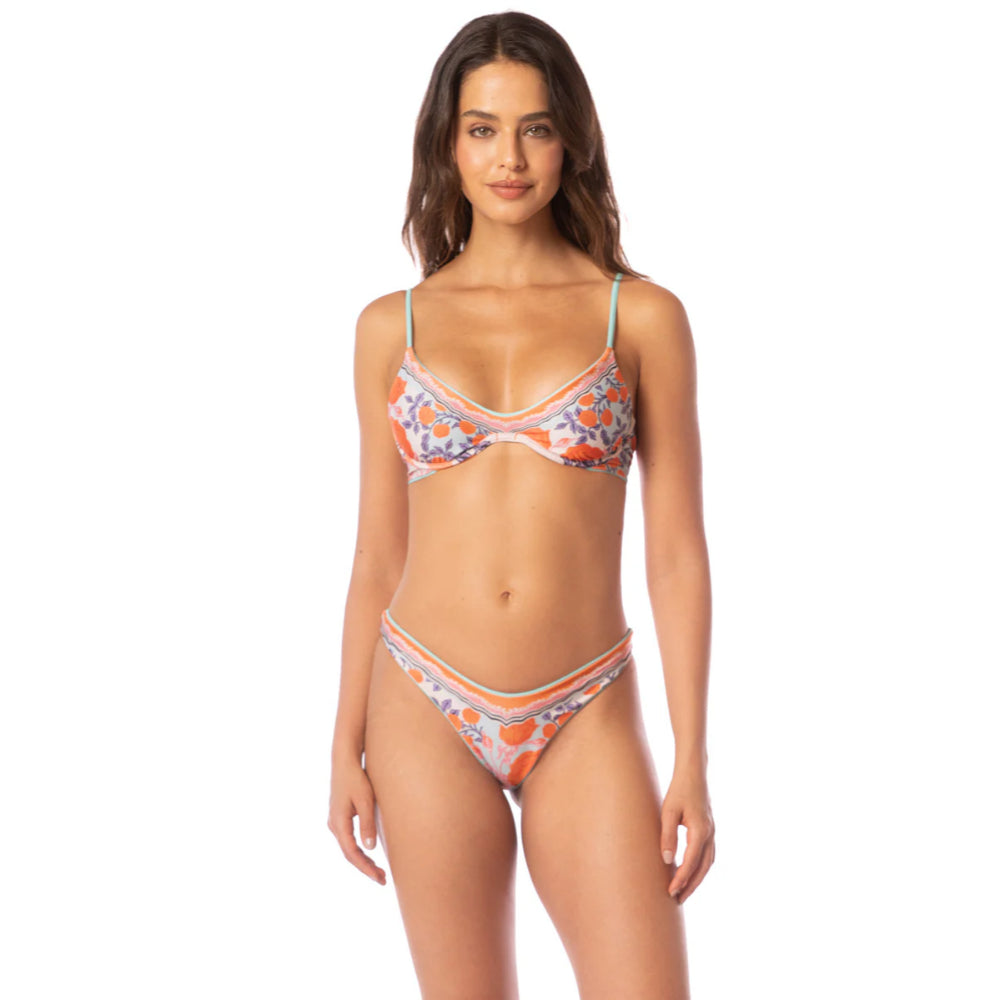 MAAJI SEA TURQUOISE IRENE UNMOLDED UNDERWIRE TOP