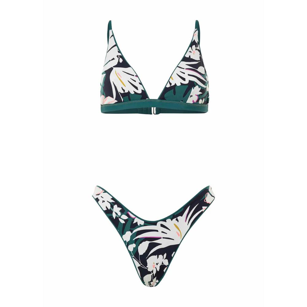 MAAJI BRUNSWICK GREEN IVY FIXED TRIANGLE TOP
