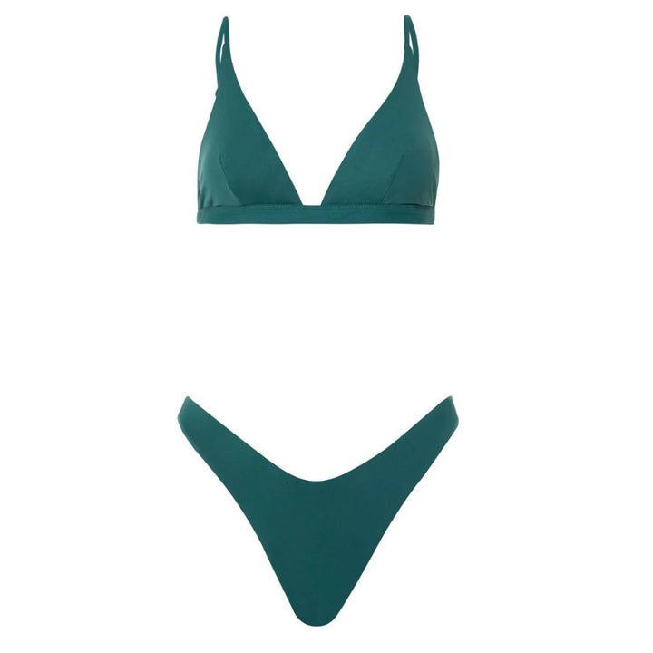 MAAJI BRUNSWICK GREEN IVY FIXED TRIANGLE TOP