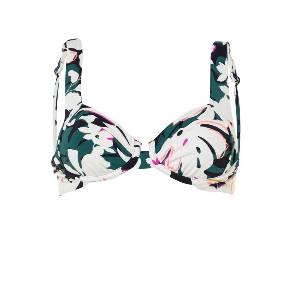 MAAJI TROPICAL LEAVES ARCHIE UNMOLDED UNDERWIRE TOP