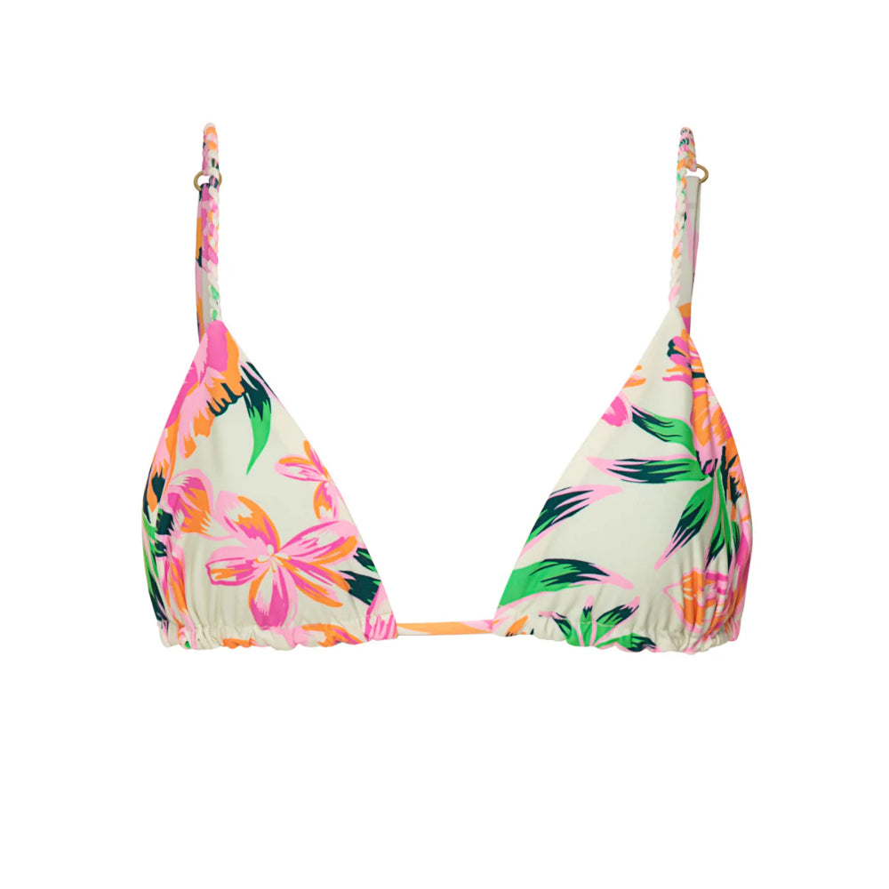 MAAJI BUBBLY BLOSSOM PALM GLOW UPBRAID TRIANGLE TOP