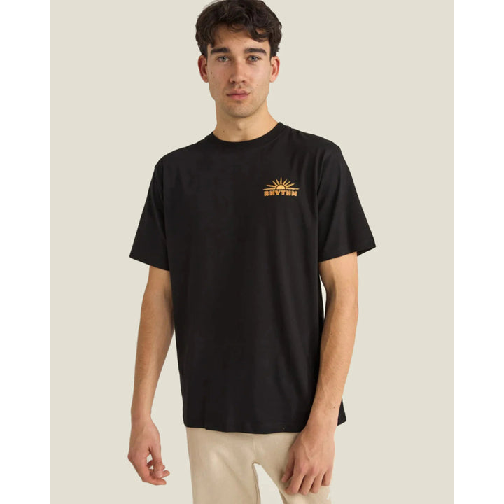 RHYTHM FRAME T-SHIRT VINTAGE BLACK