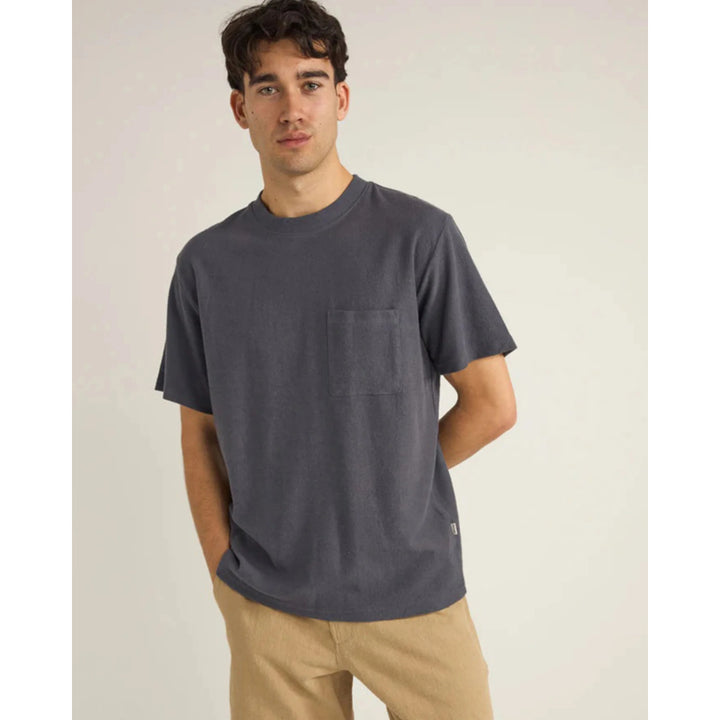 RHYTHM VINTAGE TERRY T-SHIRT VINTAGE NAVY