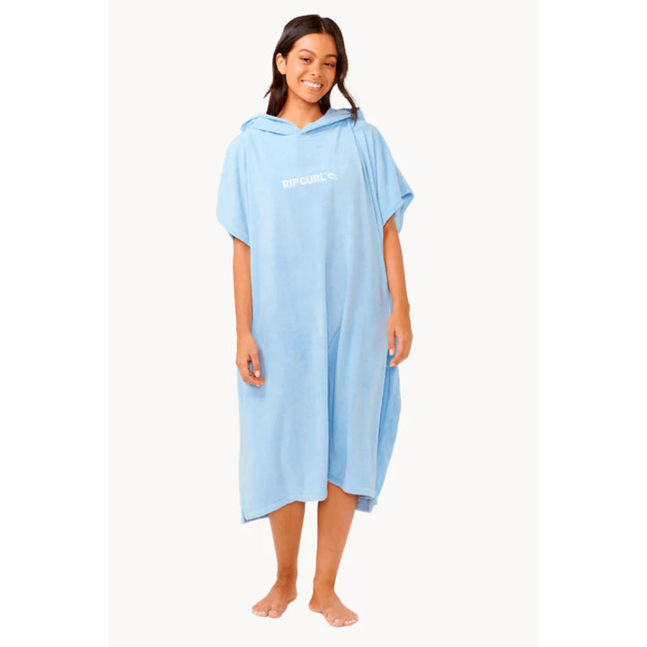 RIP CURL WMS CLASSIC SURF HOODED TOWEL MID BLUE