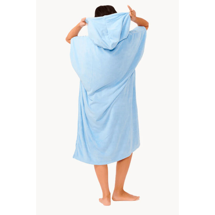 RIP CURL WMS CLASSIC SURF HOODED TOWEL MID BLUE