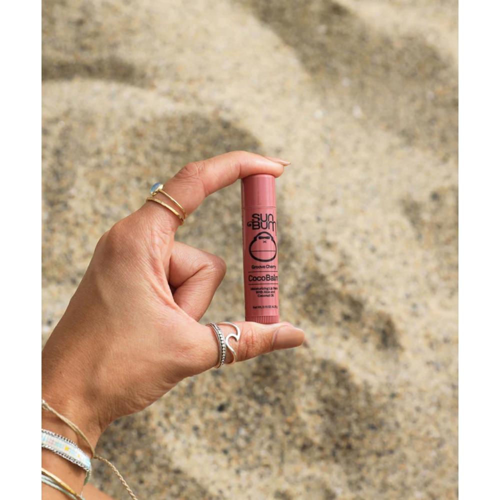 SUN BUM COCOBALM LIP BALM GROOVE CHERRY