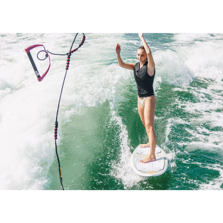 RONIX WOMEN'S SILICONE STRETCH SURF ROPE WITH HANDLE