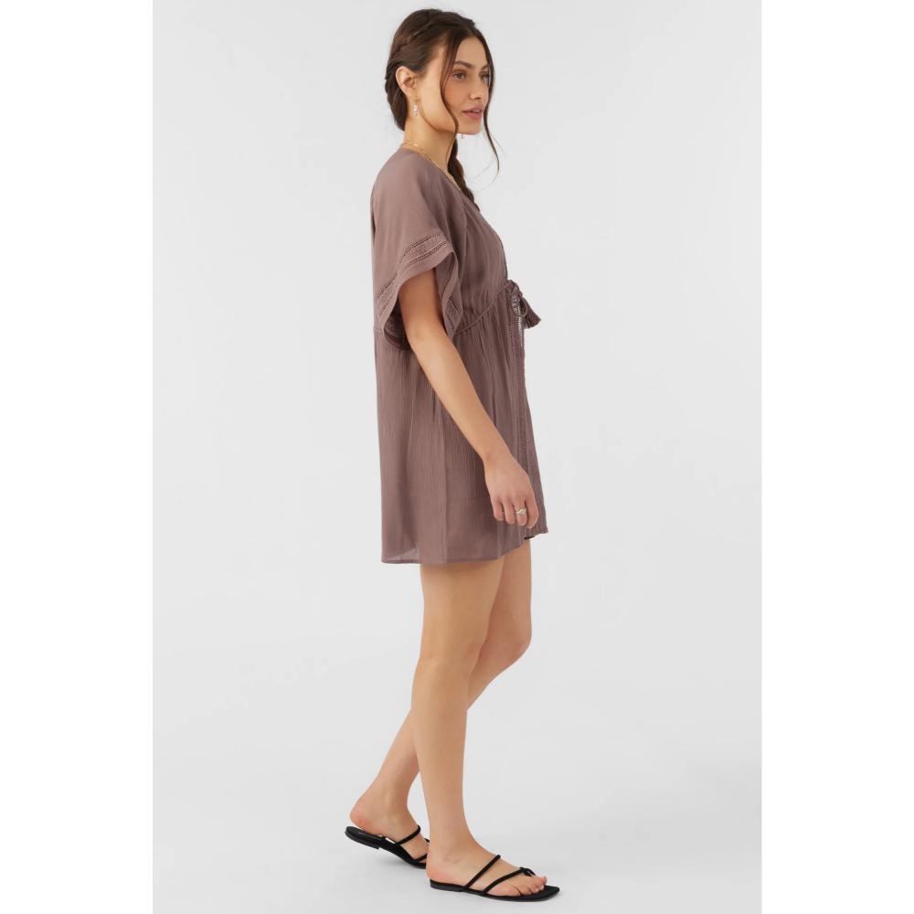 O'NEILL LADIES WILDER COVER-UP DEEP TAUPE