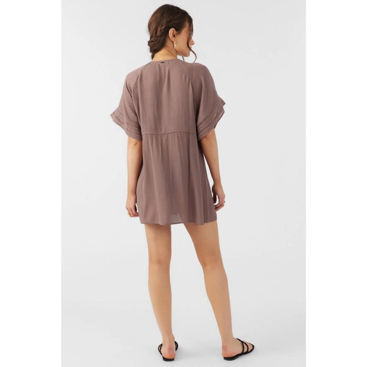 O'NEILL LADIES WILDER COVER-UP DEEP TAUPE