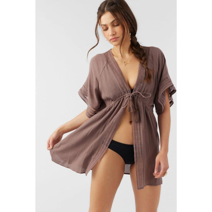 O'NEILL LADIES WILDER COVER-UP DEEP TAUPE