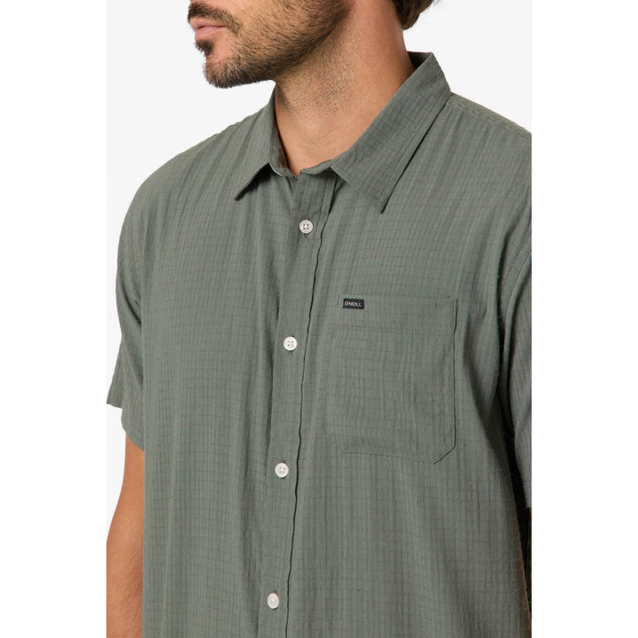 O'NEILL TRVLR PERFORATED SHIRT DARK OLIVE