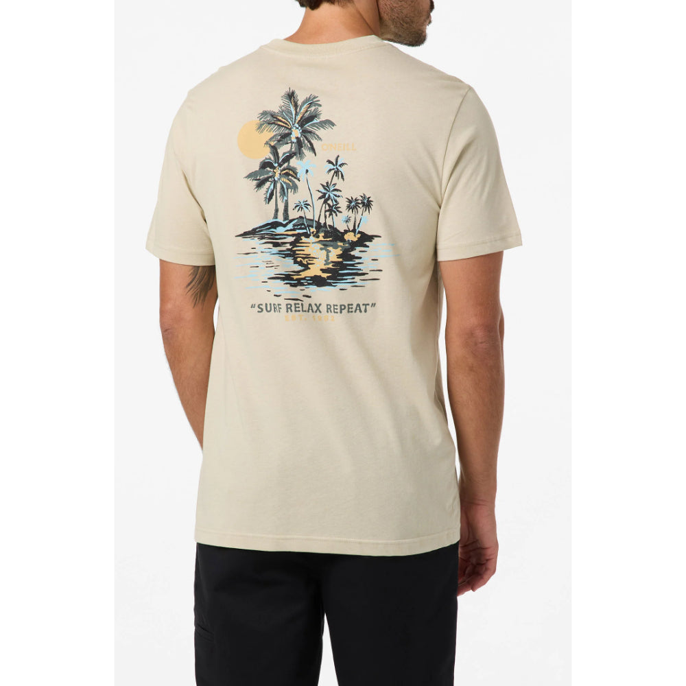 O'NEILL RELAX CLASSIC TEE LIGHT KHAKI