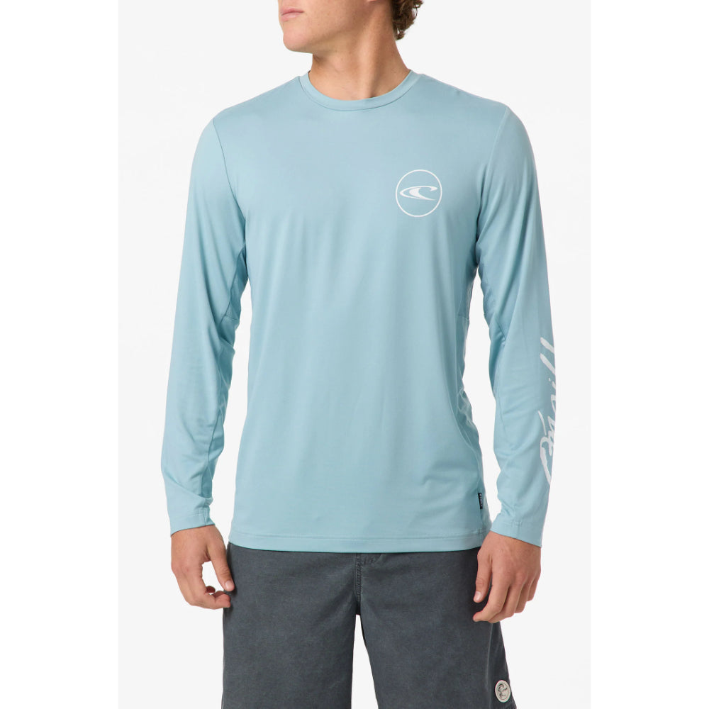 O'NEILL LOGO UPF L/S TEE STONE BLUE