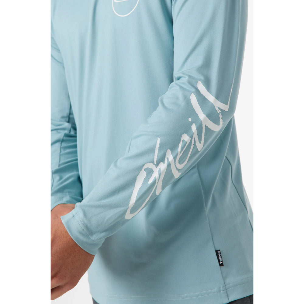 O'NEILL LOGO UPF L/S TEE STONE BLUE