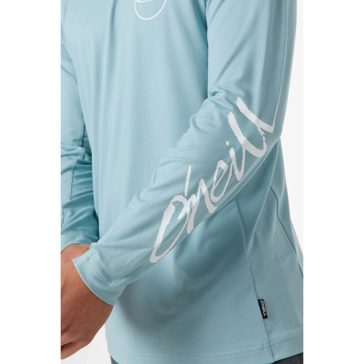 O'NEILL LOGO UPF L/S TEE STONE BLUE