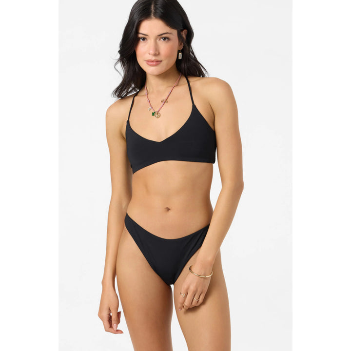 O'NEILL SALTWATER SOLIDS HUNTINGTON BRALETTE TOP BLACK