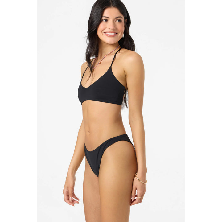 O'NEILL SALTWATER SOLIDS HUNTINGTON BRALETTE TOP BLACK