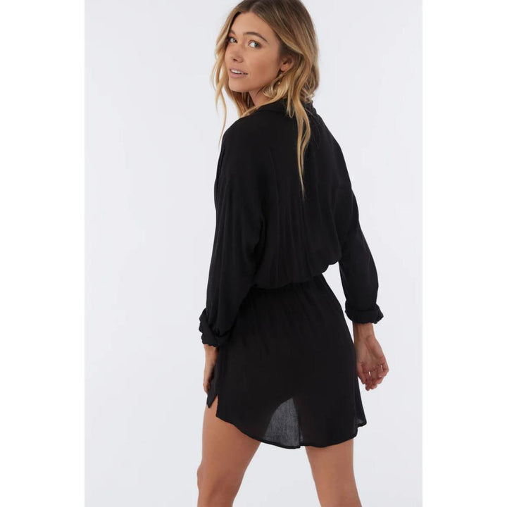 O'NEILL CAMI MINI COVERUP DRESS BLACK