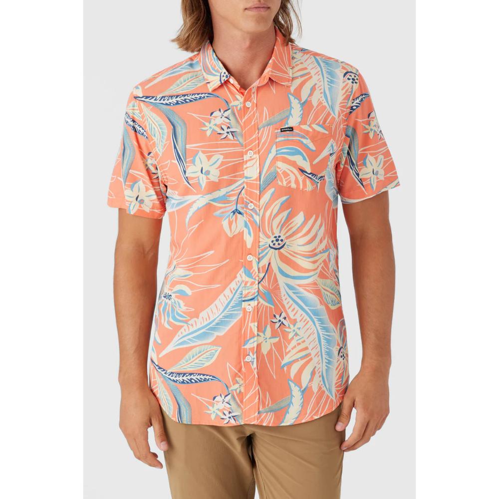O'NEILL OASIS ECO S/S SHIRT CORAL
