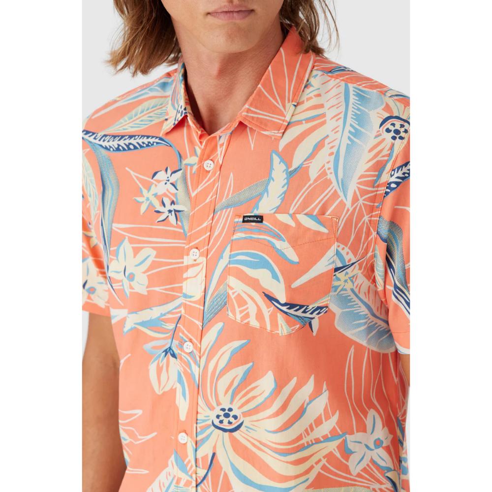 O'NEILL OASIS ECO S/S SHIRT CORAL