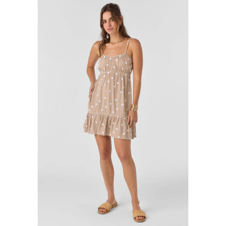 O'NEILL LEYTON SHORT DRESS SIMPLY TAUPE