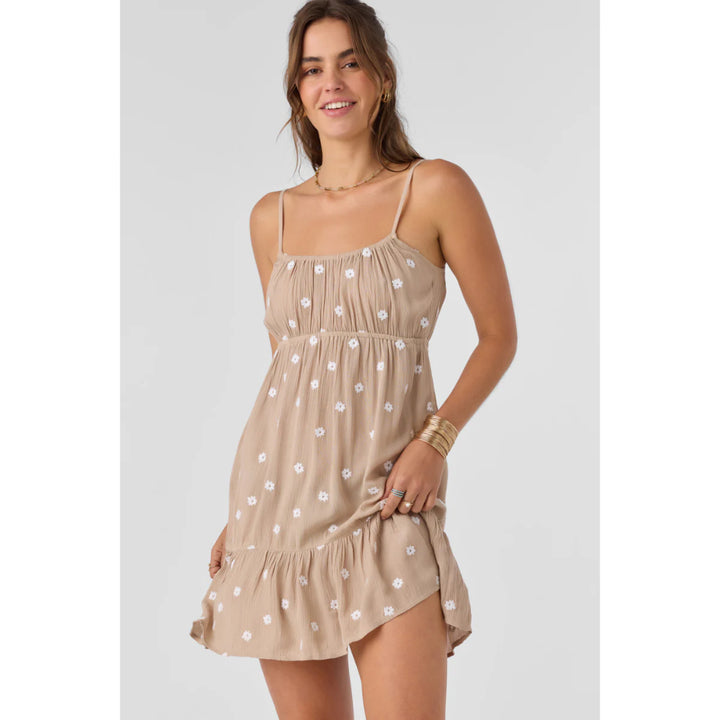 O'NEILL LEYTON SHORT DRESS SIMPLY TAUPE
