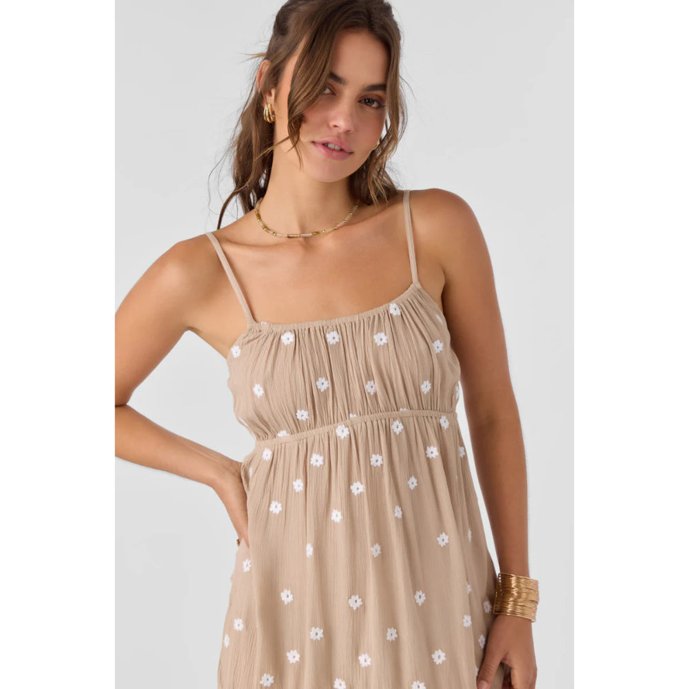 O'NEILL LEYTON SHORT DRESS SIMPLY TAUPE