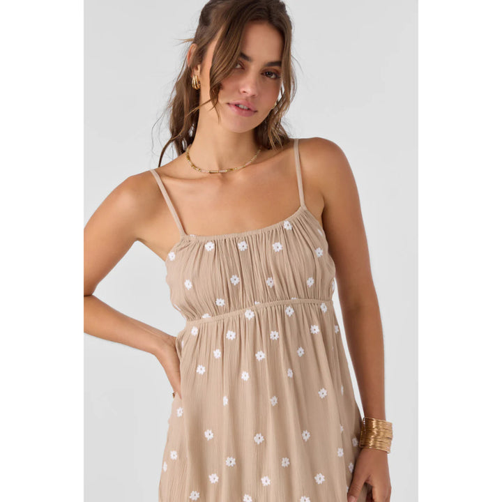 O'NEILL LEYTON SHORT DRESS SIMPLY TAUPE