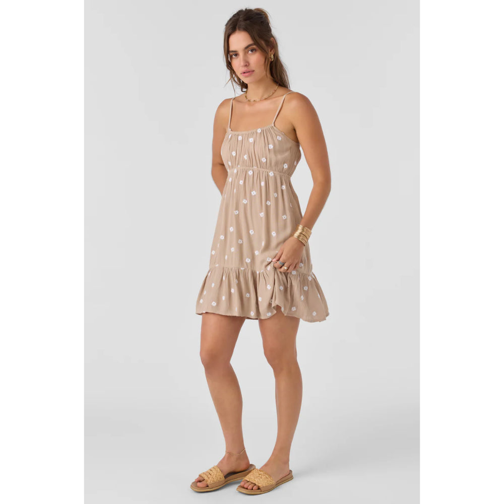 O'NEILL LEYTON SHORT DRESS SIMPLY TAUPE