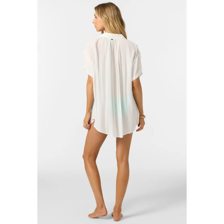 O'NEILL SALTWATER SOLIDS CARLEE DRESS VANILLA