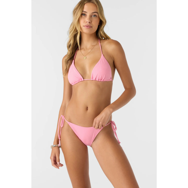 O'NEILL SALTWATER SOLIDS RIB MARACAS BOTTOM SACHET PINK