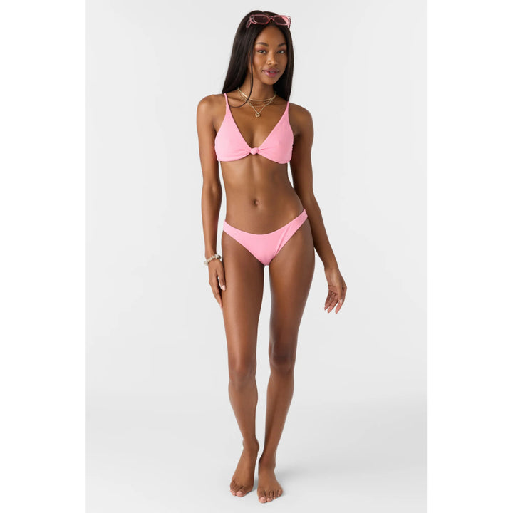 O'NEILL SALTWATER SOLIDS RIB PISMO TOP SACHET PINK