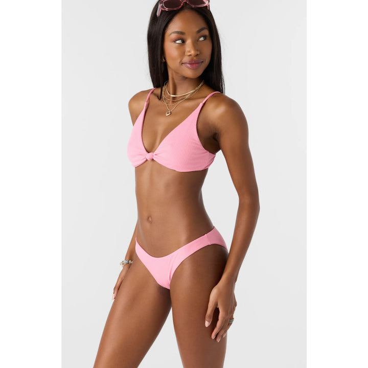 O'NEILL SALTWATER SOLIDS RIB PISMO TOP SACHET PINK