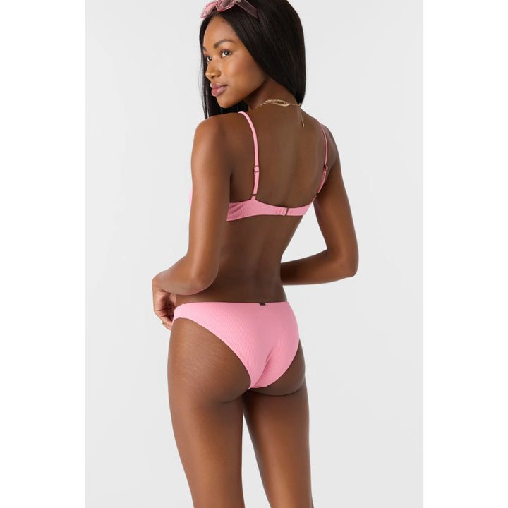O'NEILL SALTWATER SOLIDS RIB PISMO TOP SACHET PINK