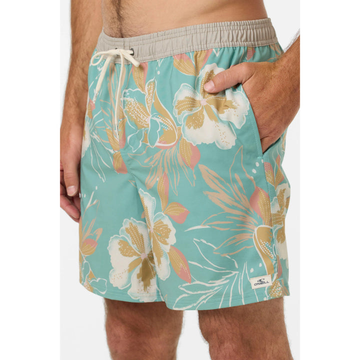 O'NEILL HERMOSA ELASTIC WAIST LINED GREEN
