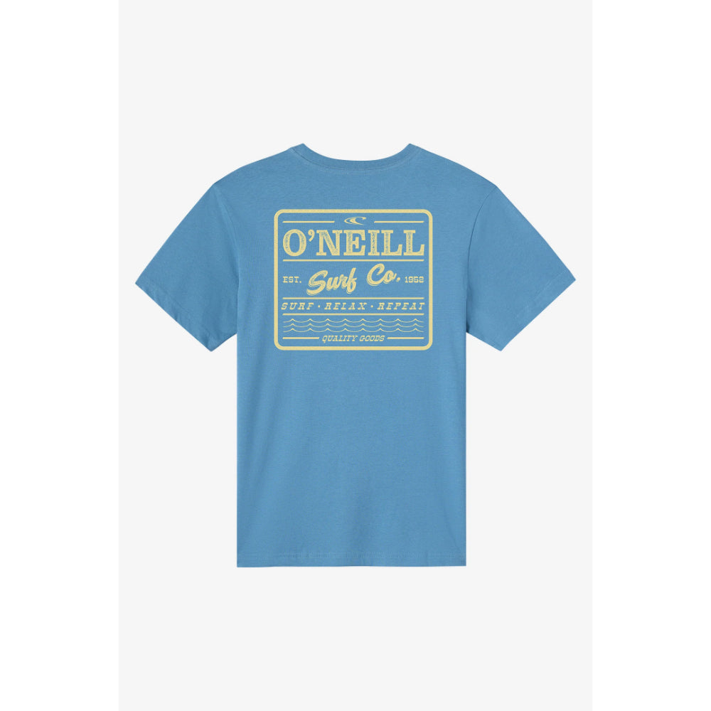 O'NEILL QUALITY BLOCK CLASSIC TEE CAPTAIN'S BLUE