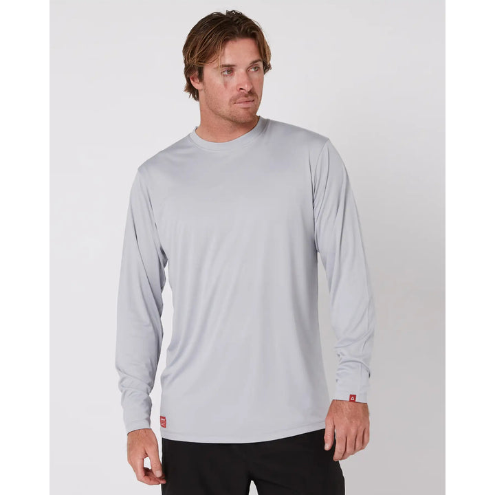 FOLLOW SUN TEE L/S LIGHT GREY