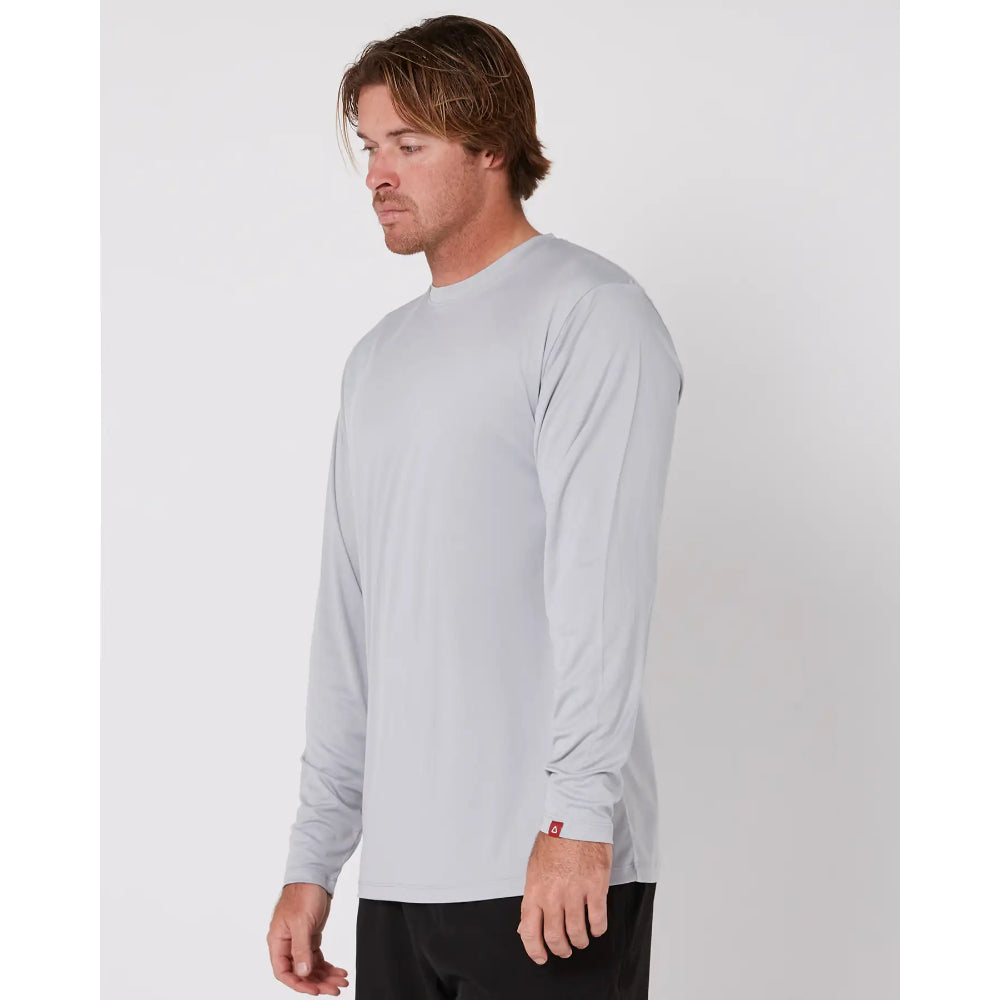 FOLLOW SUN TEE L/S LIGHT GREY