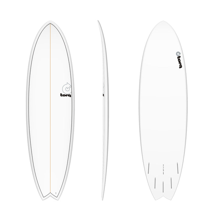 TORQ TET MOD FISH 6'6 WHITE