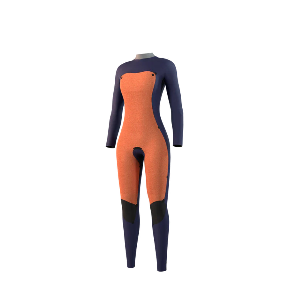 MYSTIC WMS STAR 4/3 CHEST ZIP BLACK