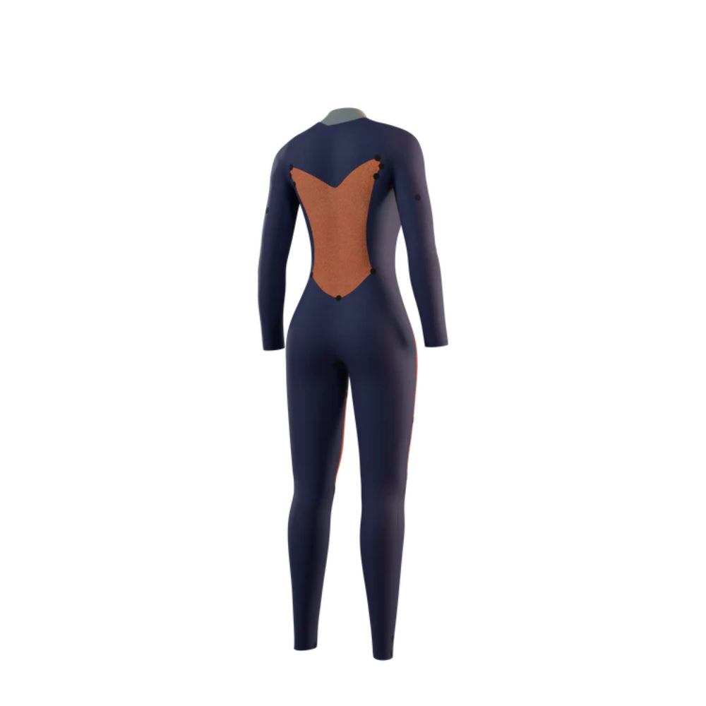 MYSTIC WMS STAR 4/3 CHEST ZIP BLACK