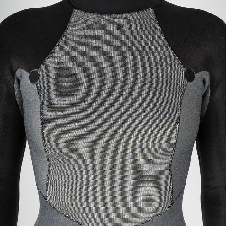 XCEL WMS AXIS 3/2 BACK ZIP BLACK/FLOWER