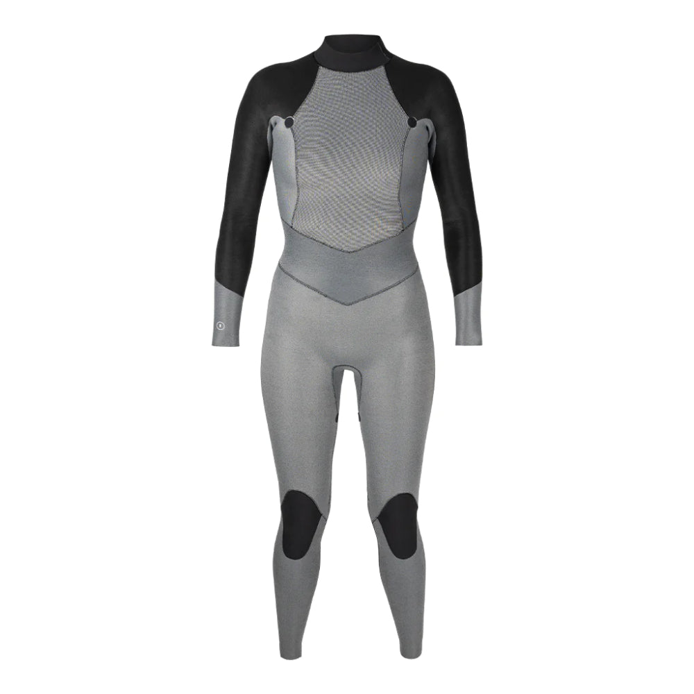 XCEL WMS AXIS 3/2 BACK ZIP BLACK/FLOWER