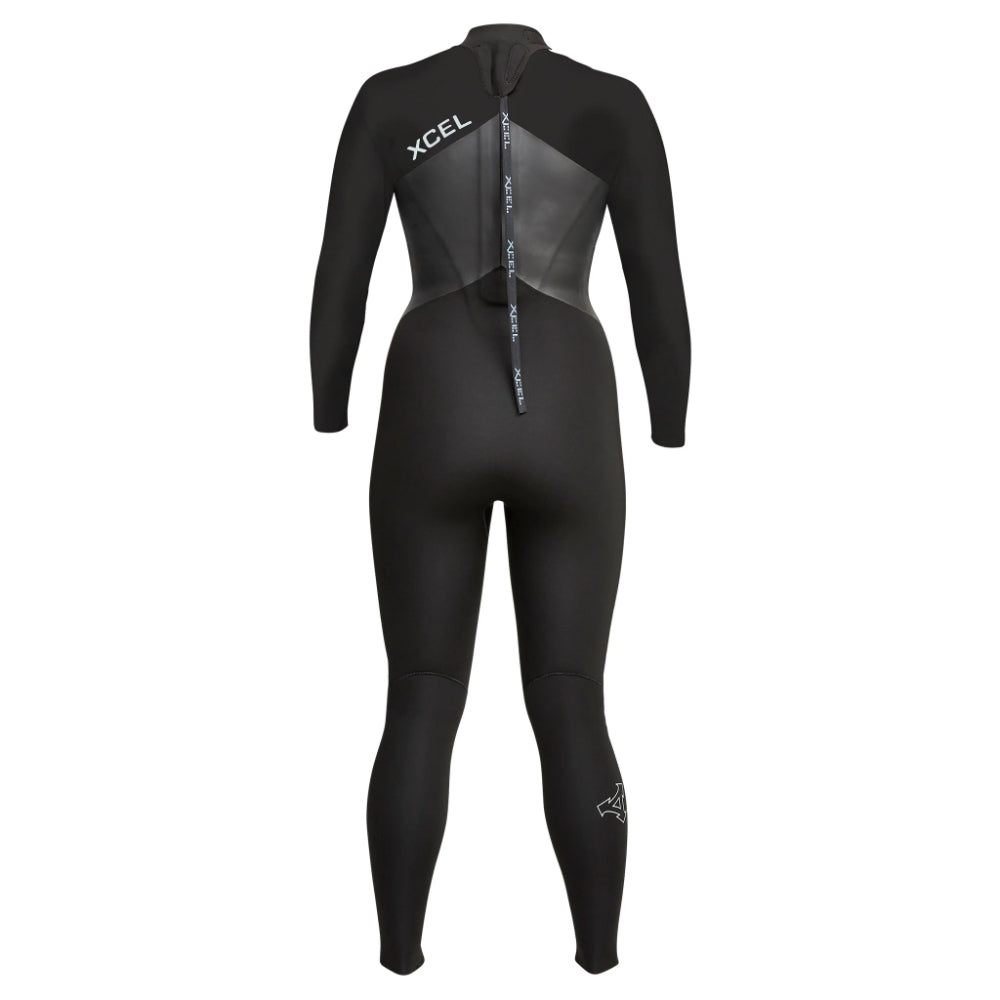 XCEL WMS AXIS X 4/3 BACK ZIP BLACK