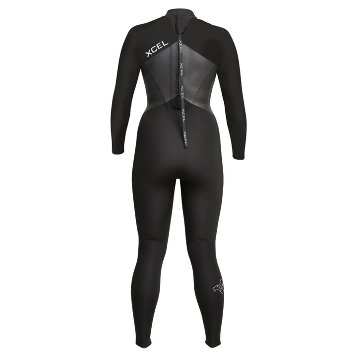 XCEL WMS AXIS X 4/3 BACK ZIP BLACK