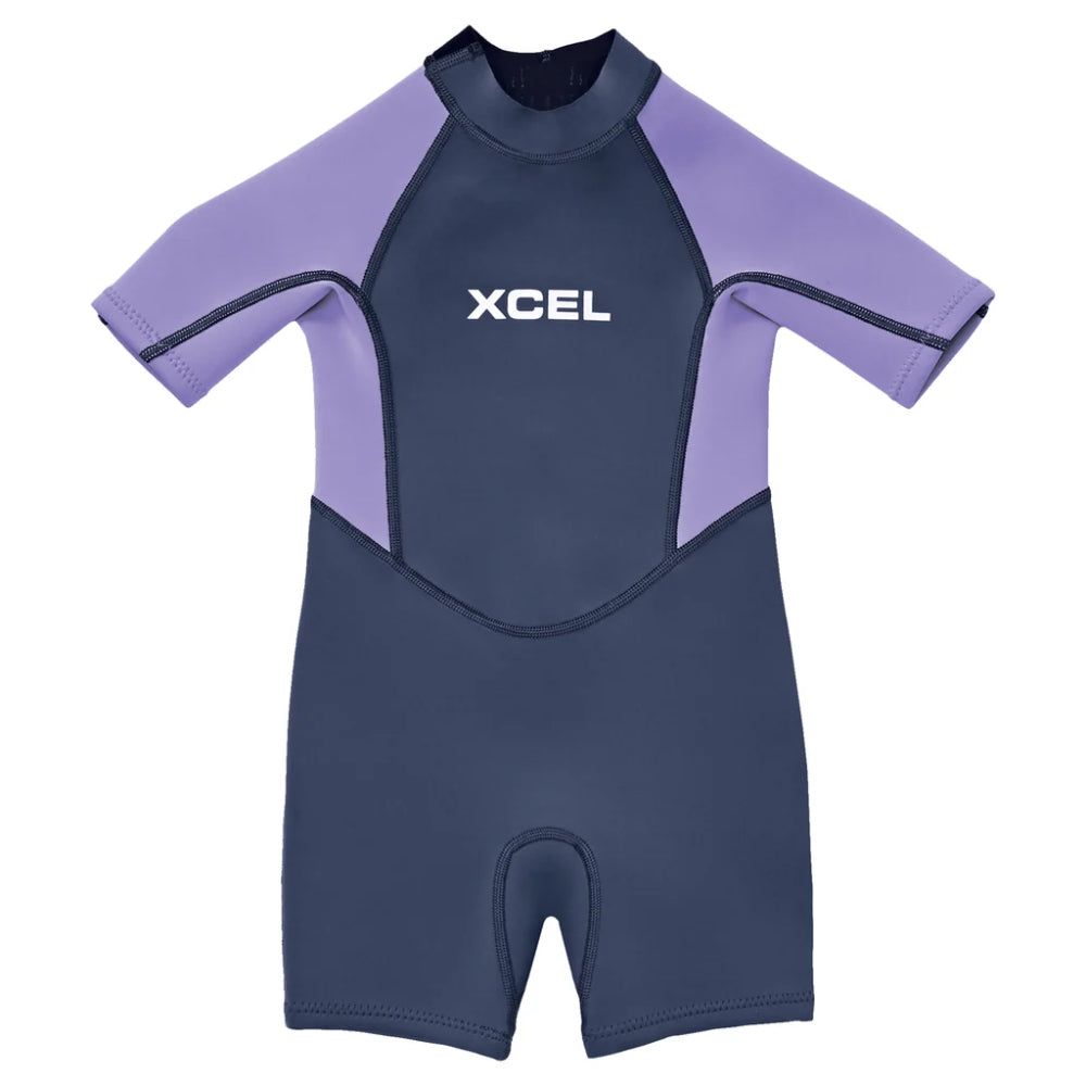 XCEL TODDLER 1MM SPRINGSUIT DENIM/PALE PURPLE