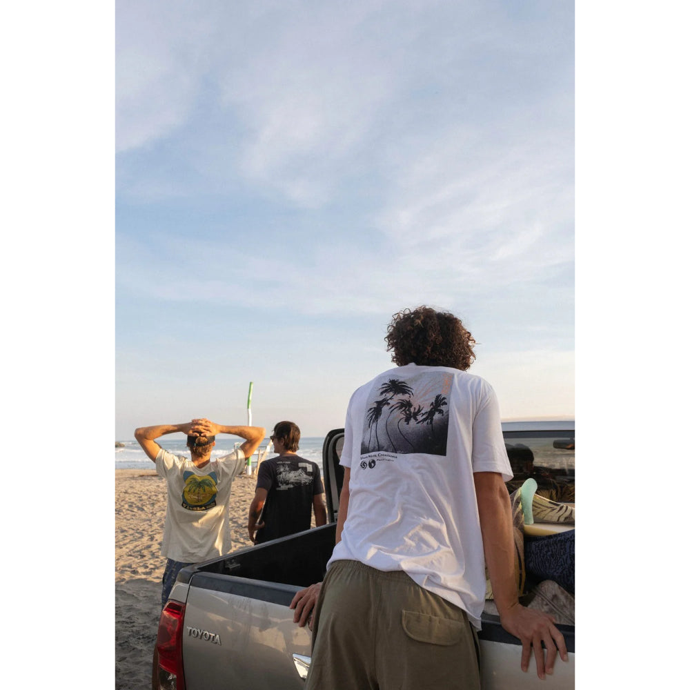 VISSLA PLANET POSITIVE COMP LITE ECO DRIRELEASE TEE WHITE