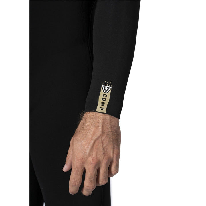 VISSLA 7 SEAS COMP 4/3 CHEST ZIP BLACK
