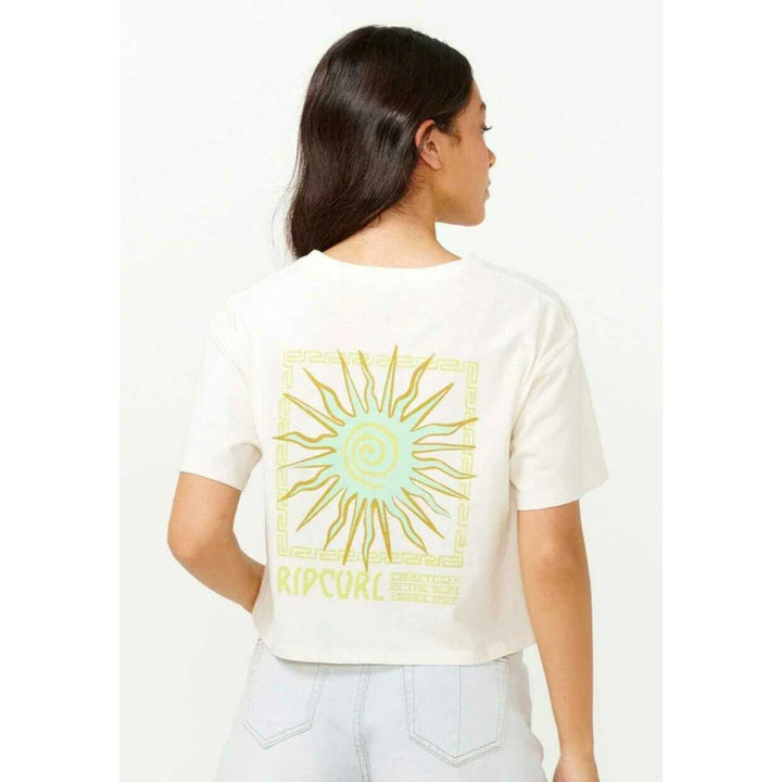 RIP CURL HYPE CROP TEE BONE